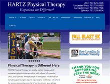 Tablet Screenshot of hartzpt.com